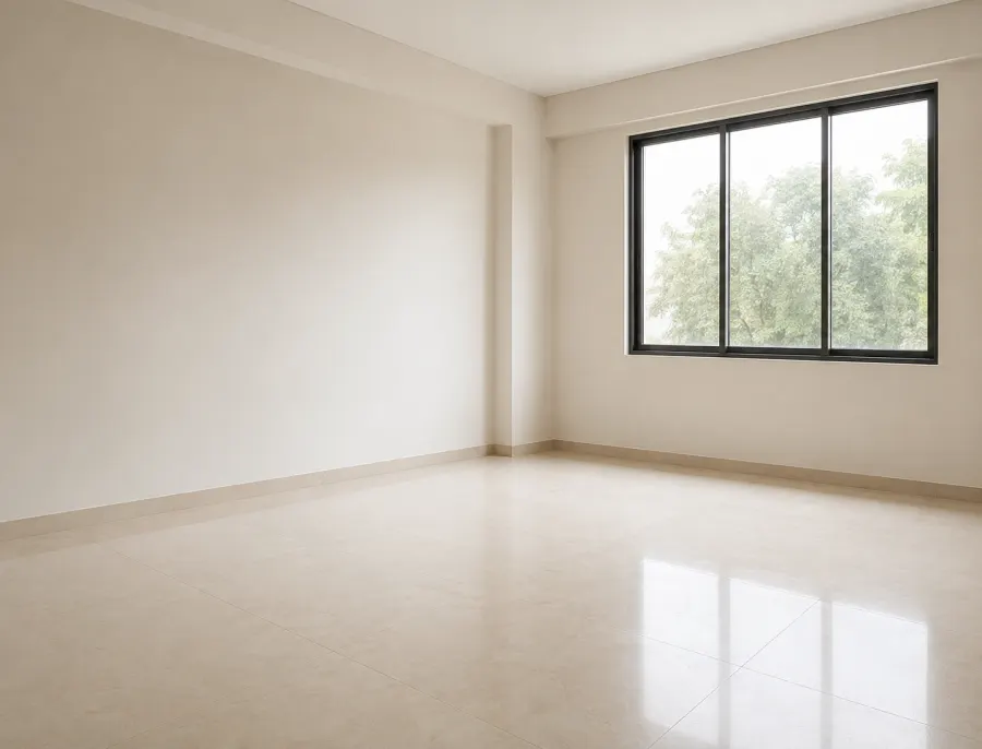 Empty floor before Rangfuroli mat